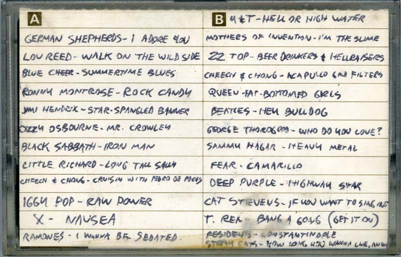 Illustration for article titled Meat Bees and Bad Craziness: Old Road-Trip Mix Tapes Resurrected For CA-to-CO Drive